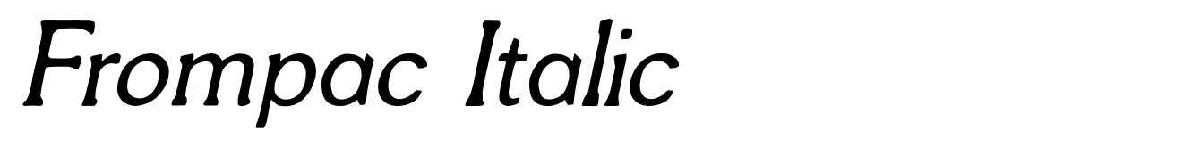 Frompac Italic